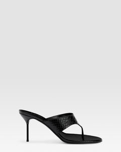 Python-print LEATHER MULE