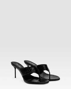 Python-print LEATHER MULE