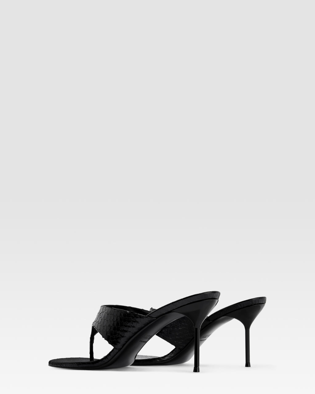 Python-print LEATHER MULE