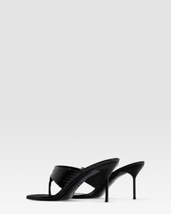 Python-print LEATHER MULE