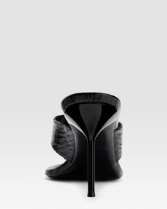 Python-print LEATHER MULE