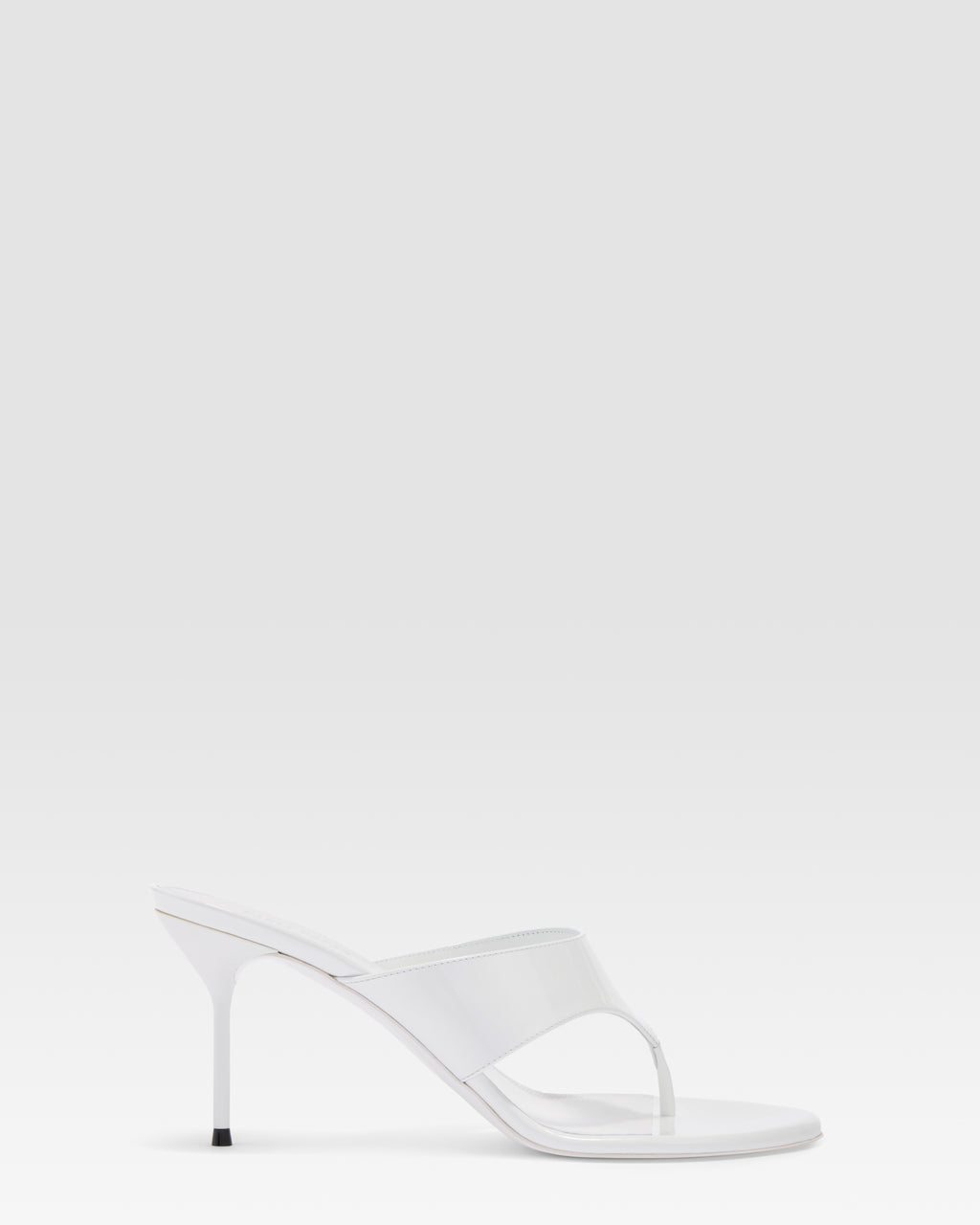 PATENT LEATHER MULE