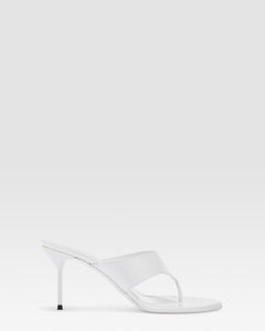 PATENT LEATHER MULE