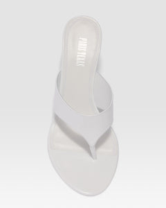 PATENT LEATHER MULE