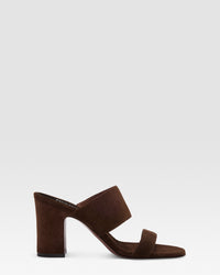 MULE EN VEAU VELOURS — EBANO
