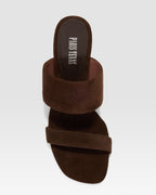 SUEDE LEATHER MULE