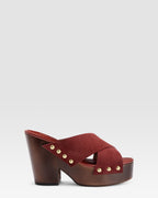 MULE AUS VELOURSLEDER