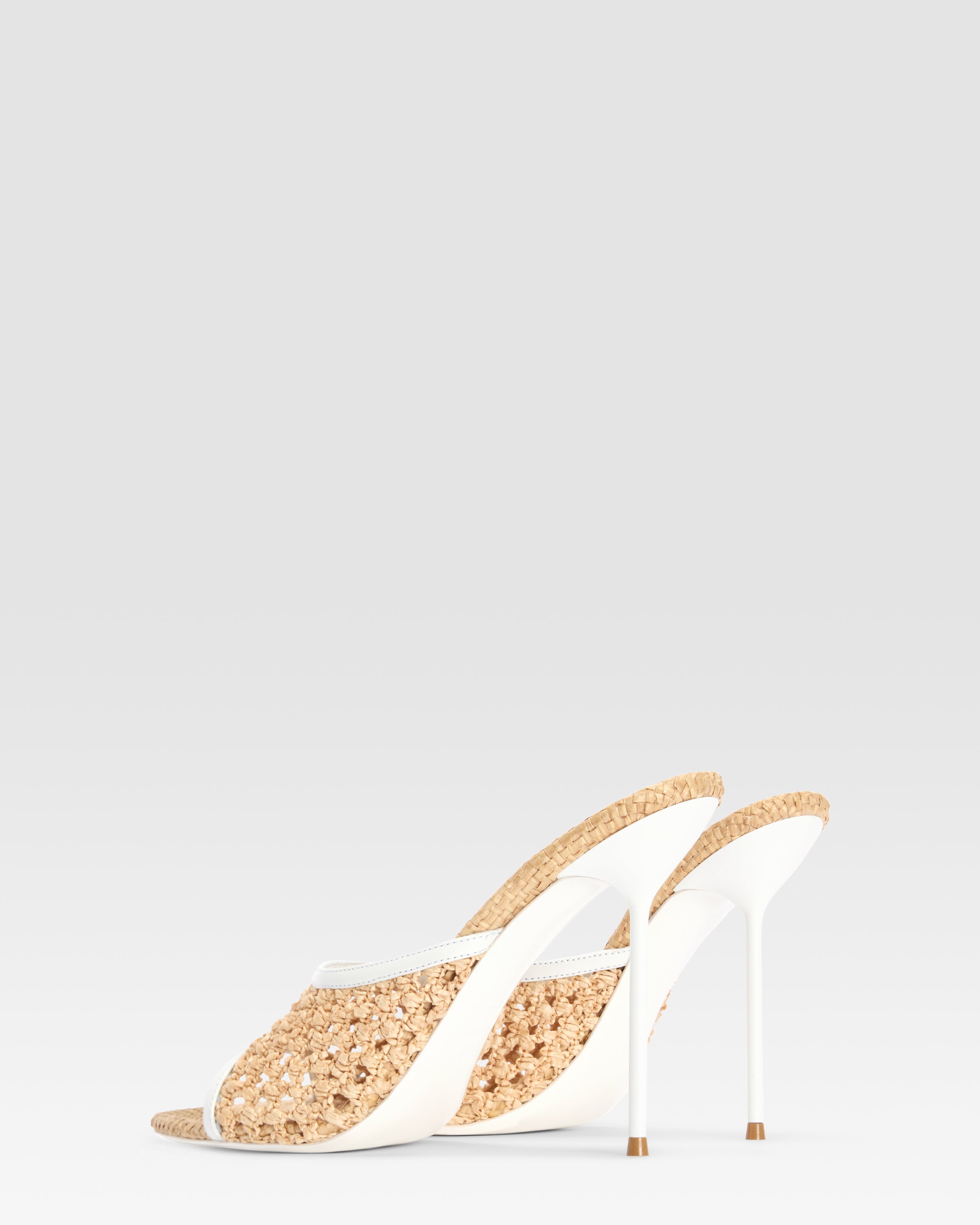 MULE IN RAFIA INTRECCIATA