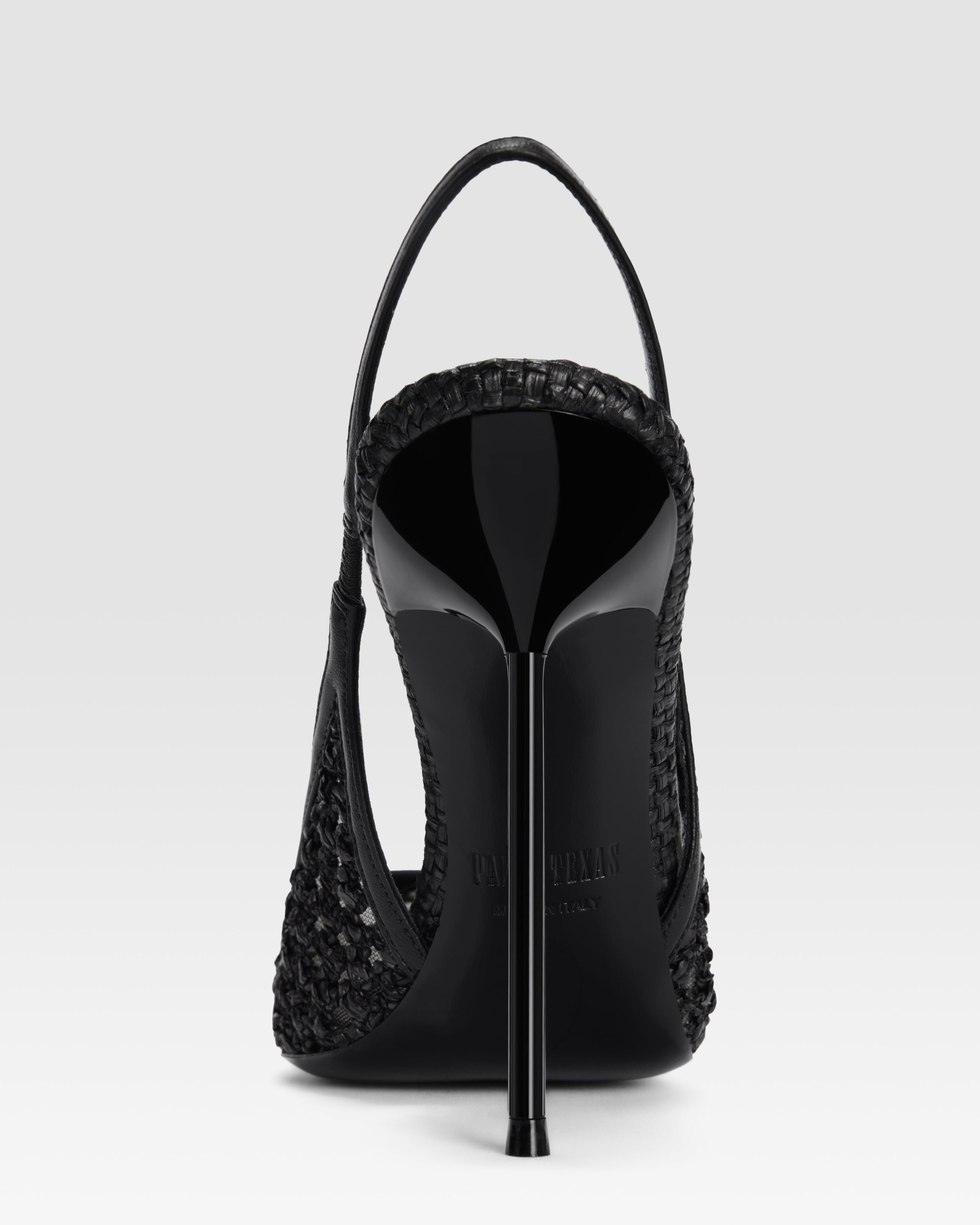 SLINGBACK IN RAFIA INTRECCIATA