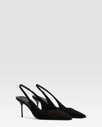 VELOURSLEDER SLINGBACK