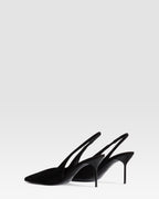 VELOURSLEDER SLINGBACK