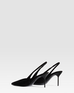 VELOURSLEDER SLINGBACK