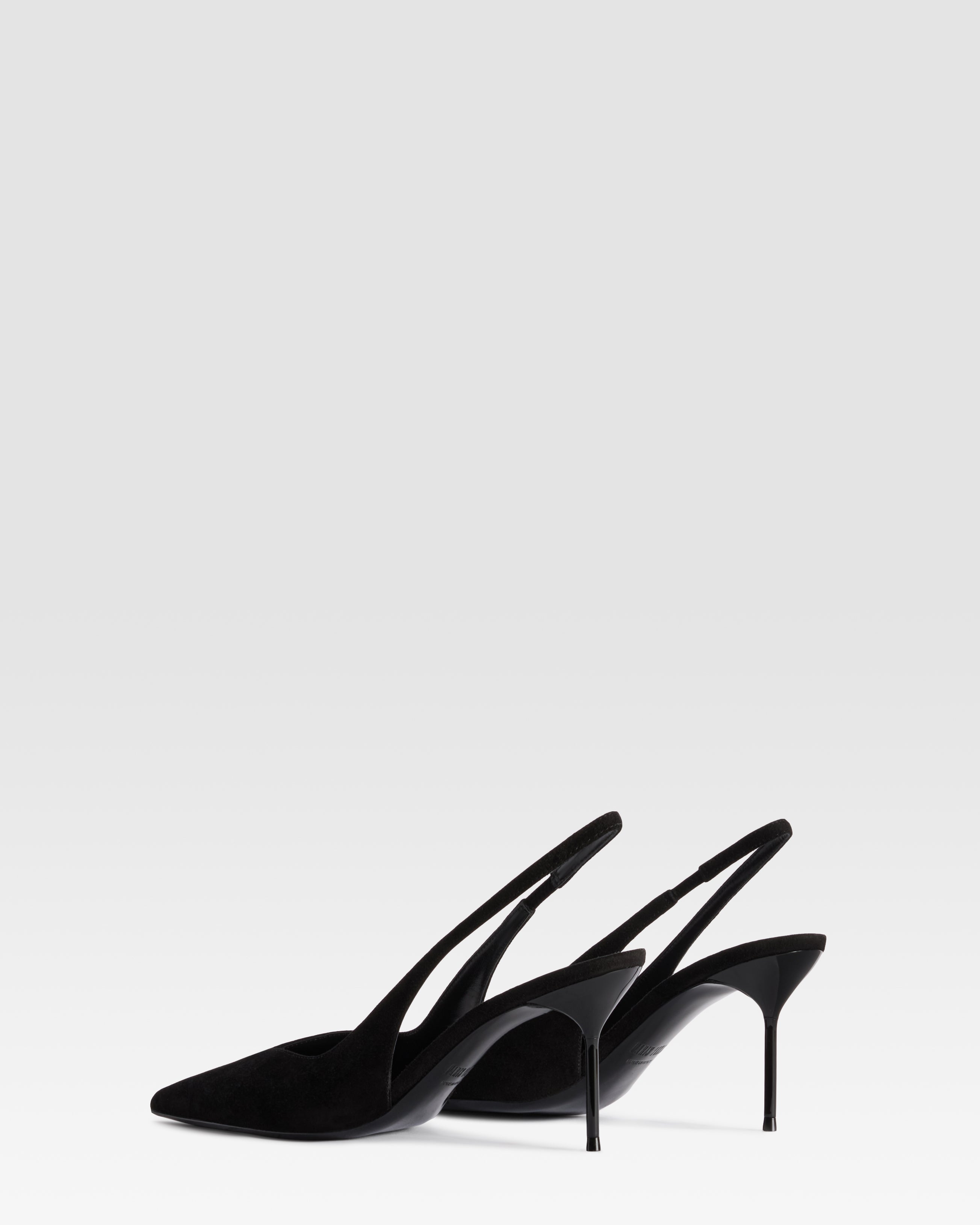 VELOURSLEDER SLINGBACK