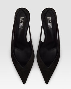 VELOURSLEDER SLINGBACK