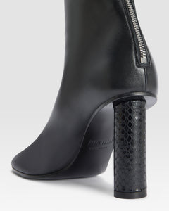 NAPPA ANKLE BOOT MIT PYTHON-PRINT-LEDER-DETAIL