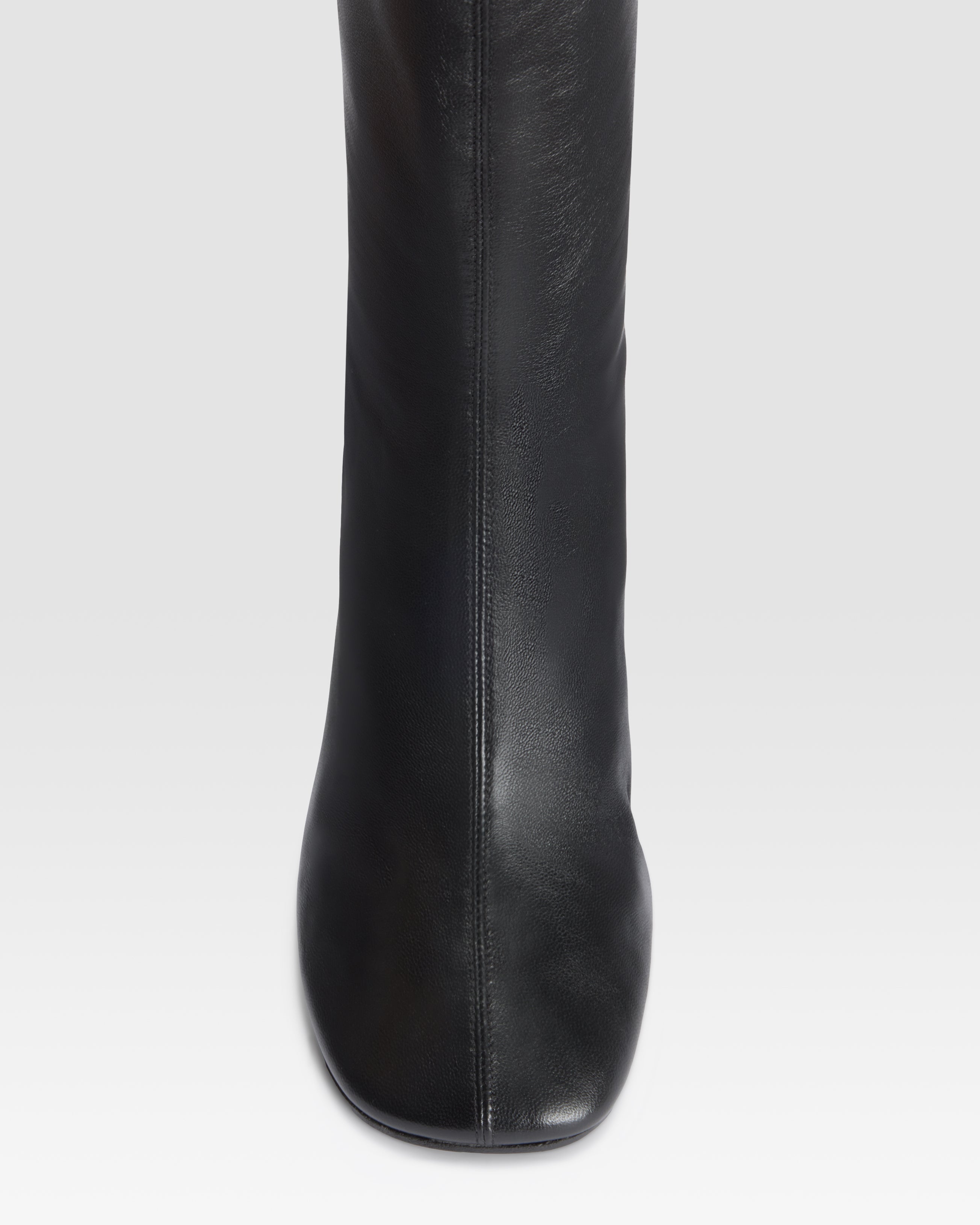 BOTTINE EN NAPPA AVEC DETAIL EN CUIR IMPRIME PYTHON