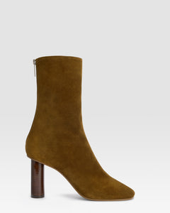 STIVALETTO IN PELLE SCAMOSCIATA