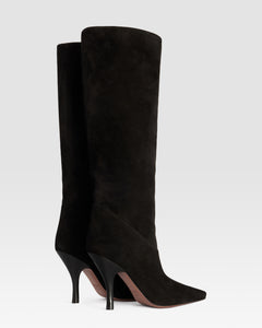 VELOURSLEDER STIEFEL
