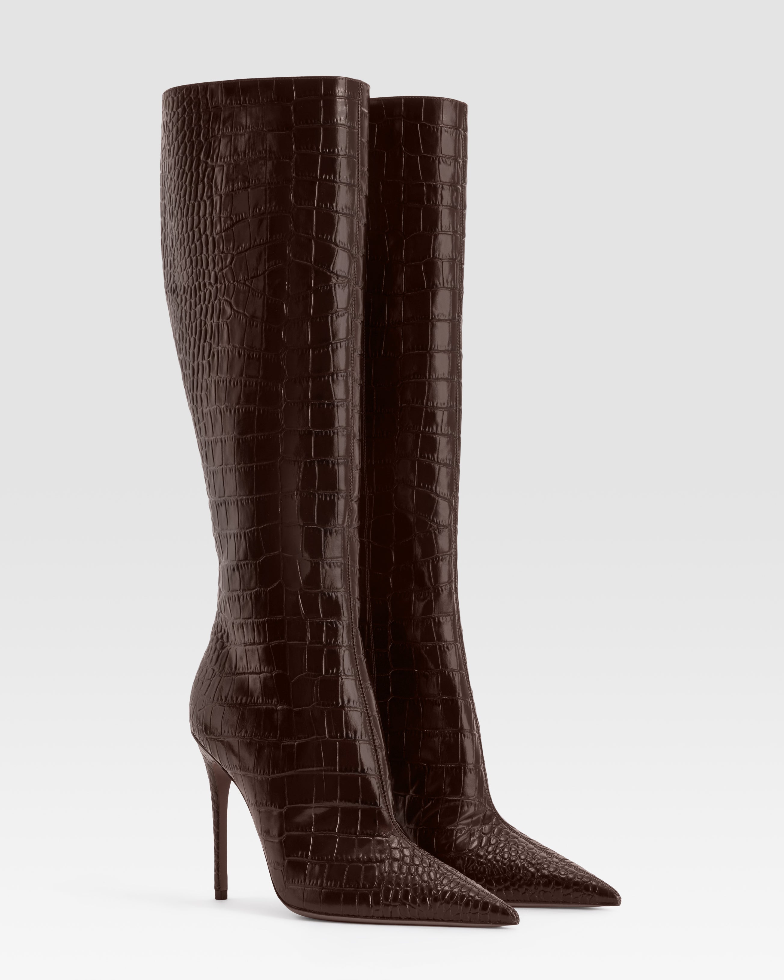 KROKO-PRINT STIEFEL
