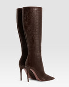 KROKO-PRINT STIEFEL