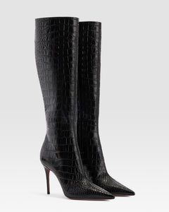 KROKO-PRINT STIEFEL