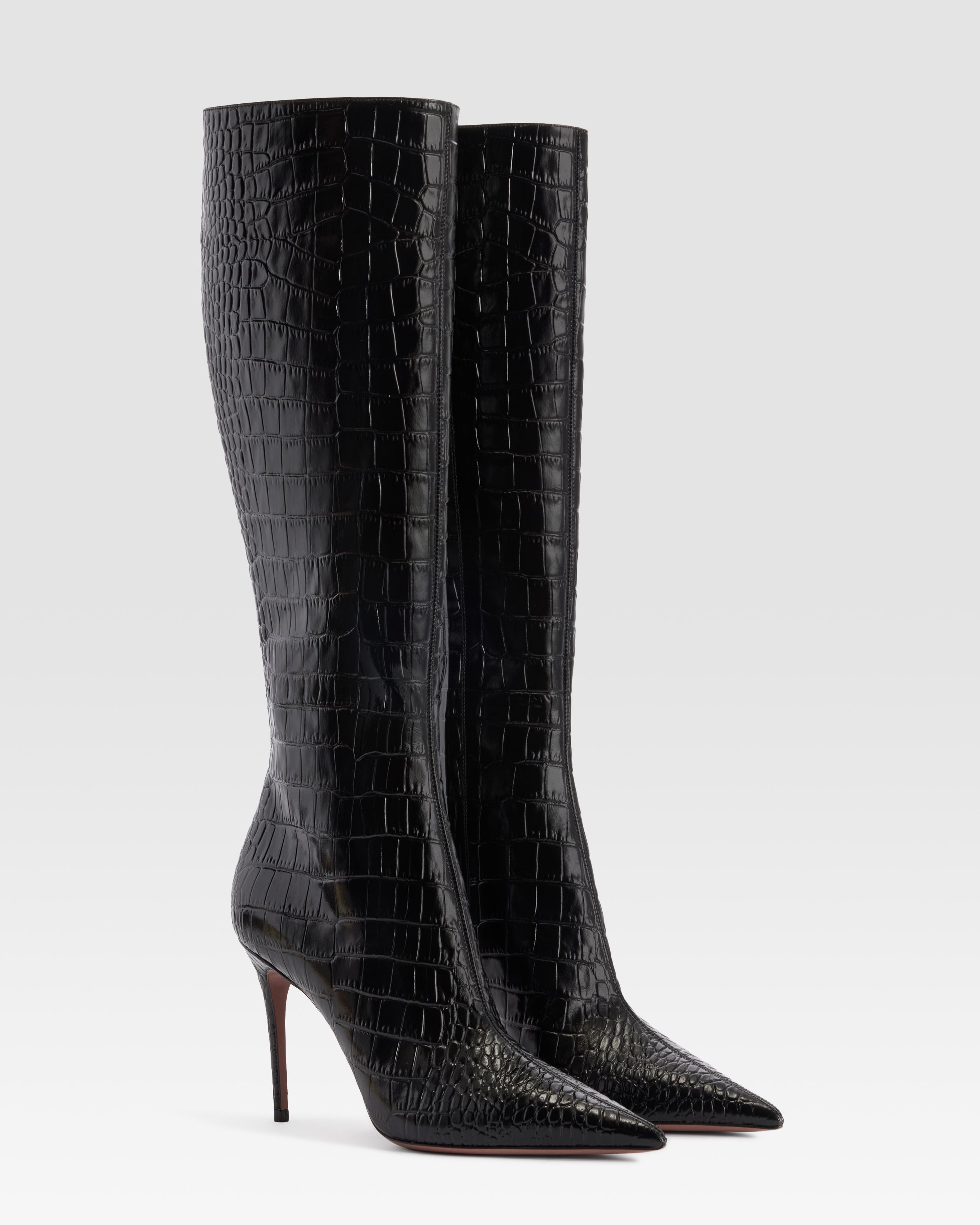 KROKO-PRINT STIEFEL