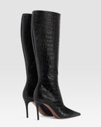 KROKO-PRINT STIEFEL