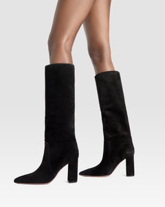 VELOURSLEDER STIEFEL