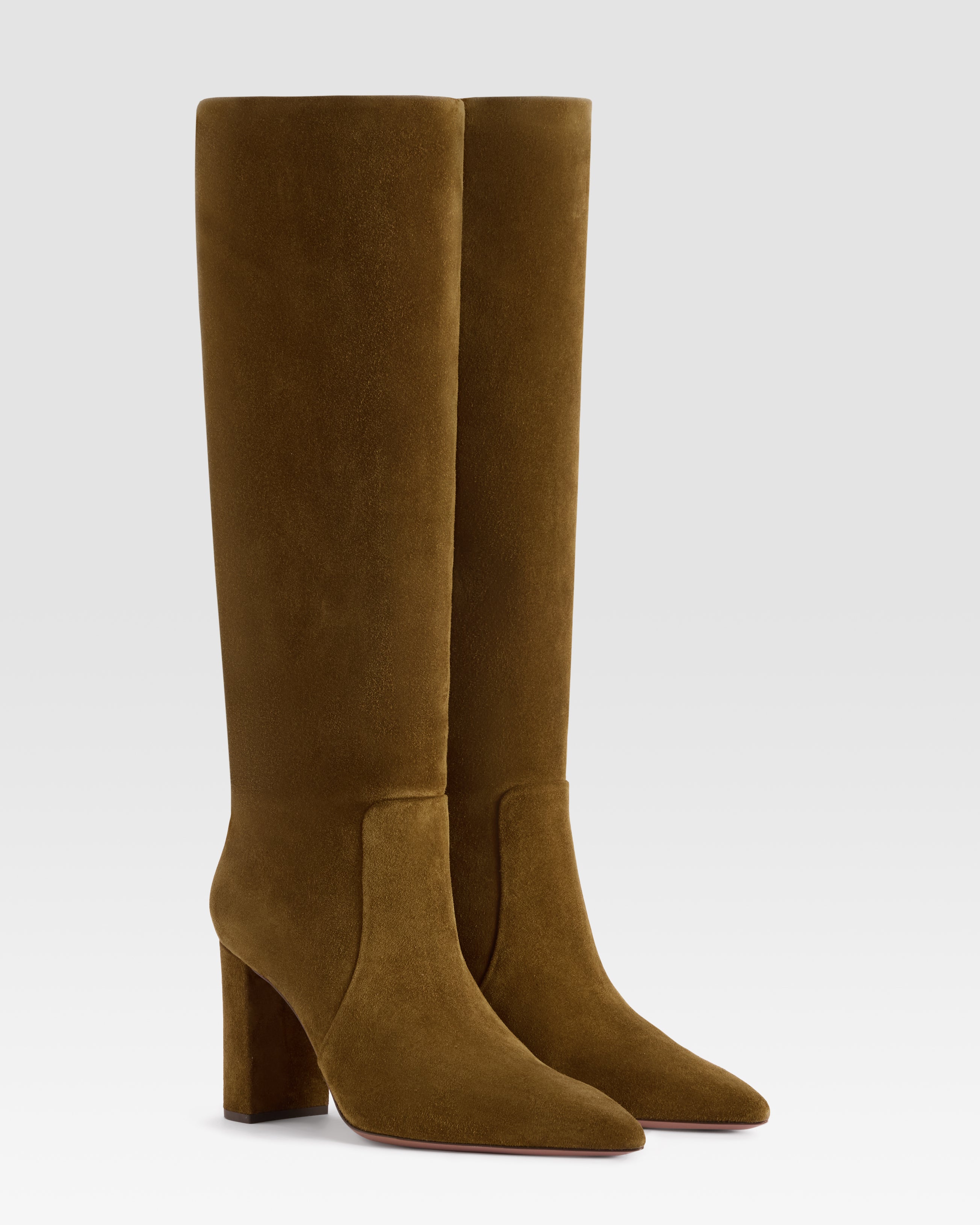 VELOURSLEDER STIEFEL