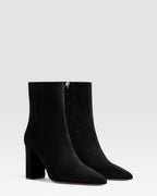 VELOURSLEDER ANKLE BOOT