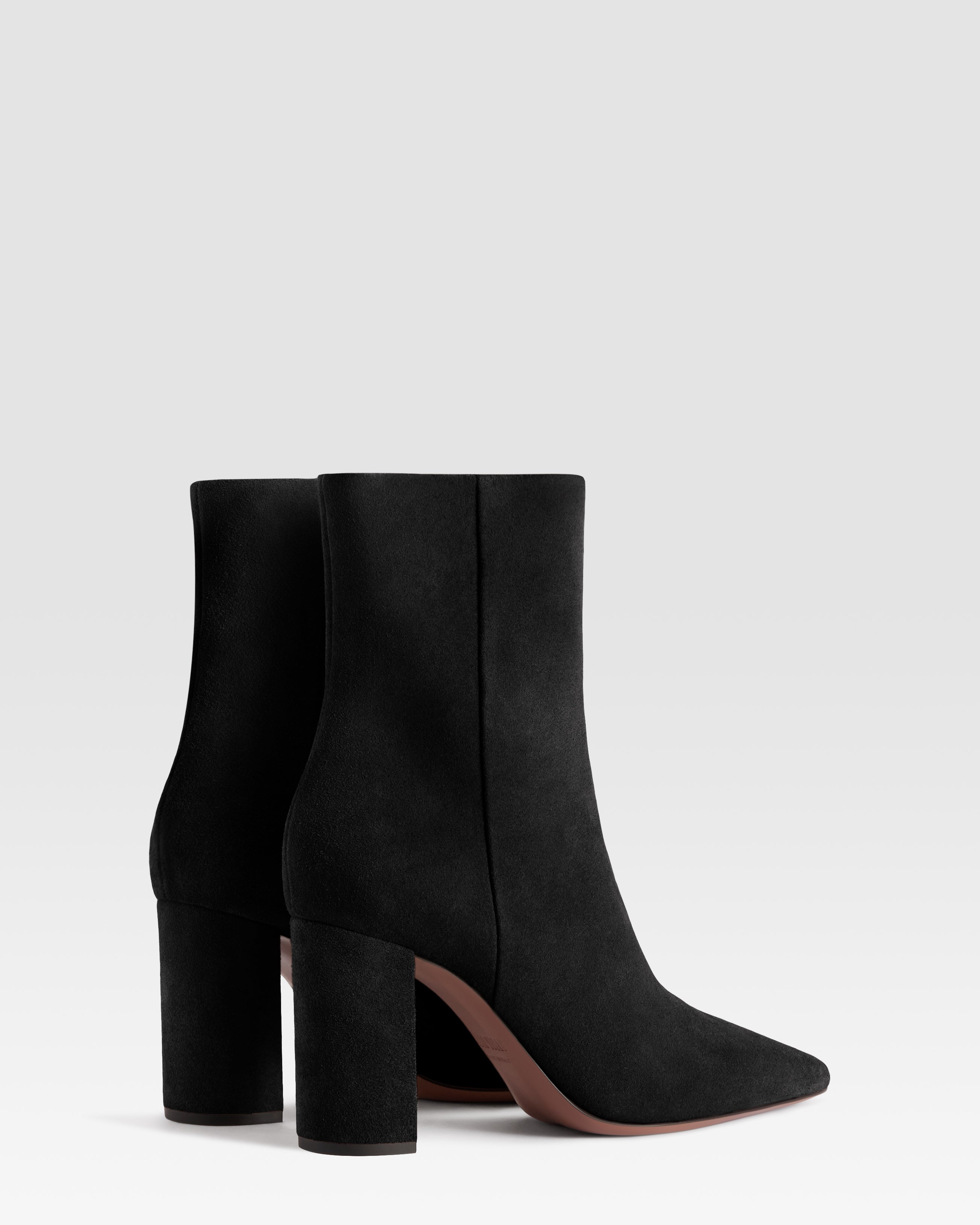 VELOURSLEDER ANKLE BOOT