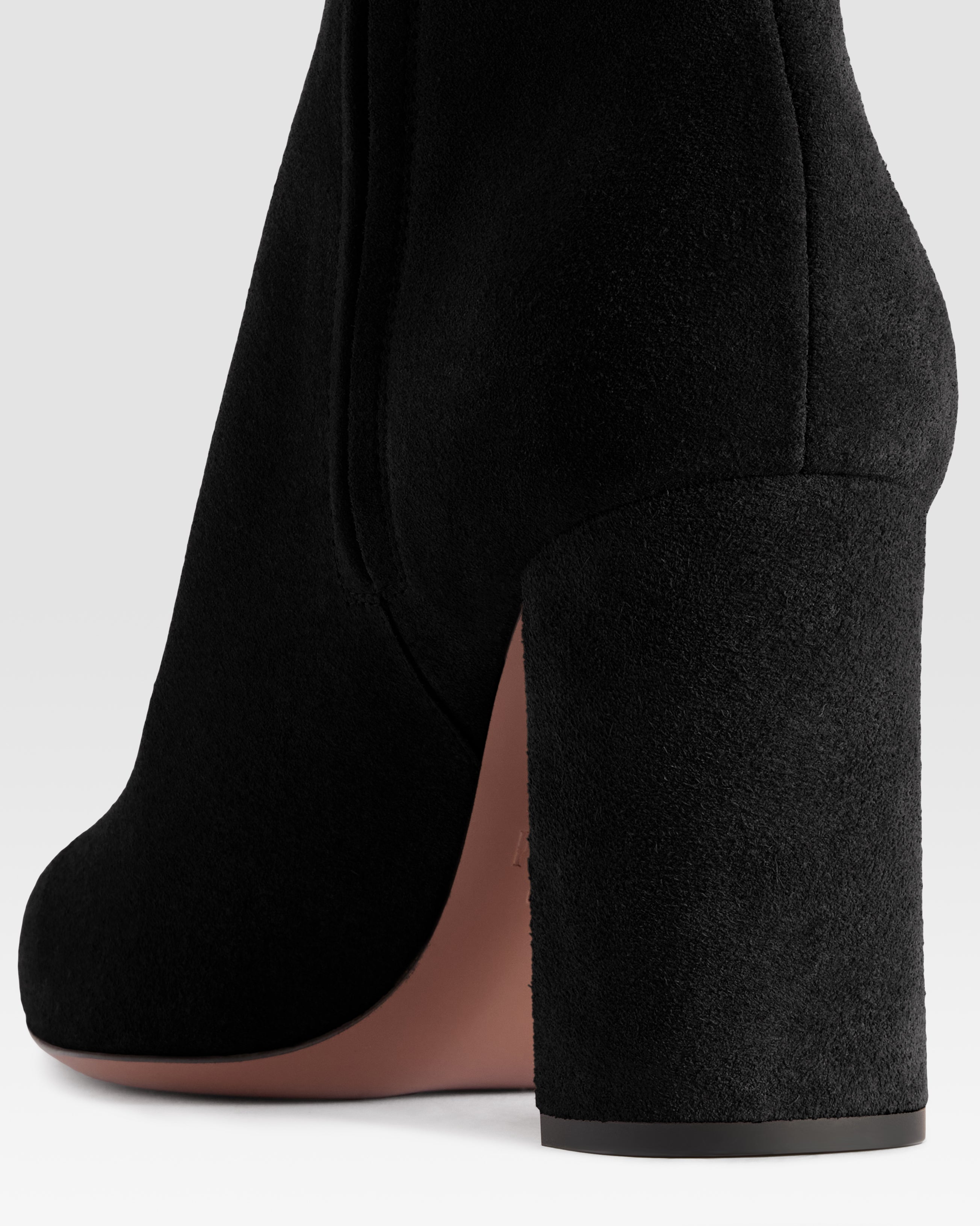 VELOURSLEDER ANKLE BOOT