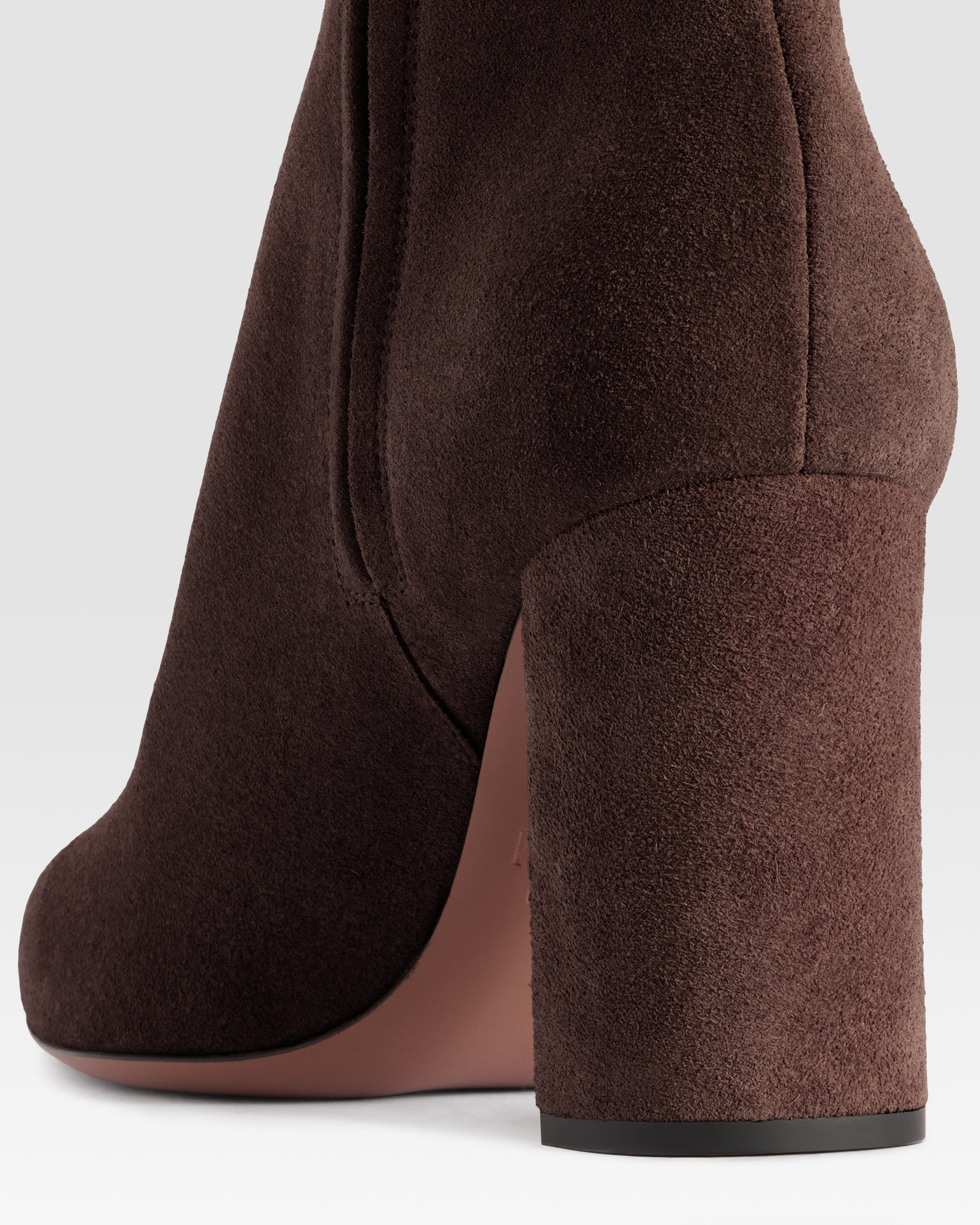 VELOURSLEDER ANKLE BOOT