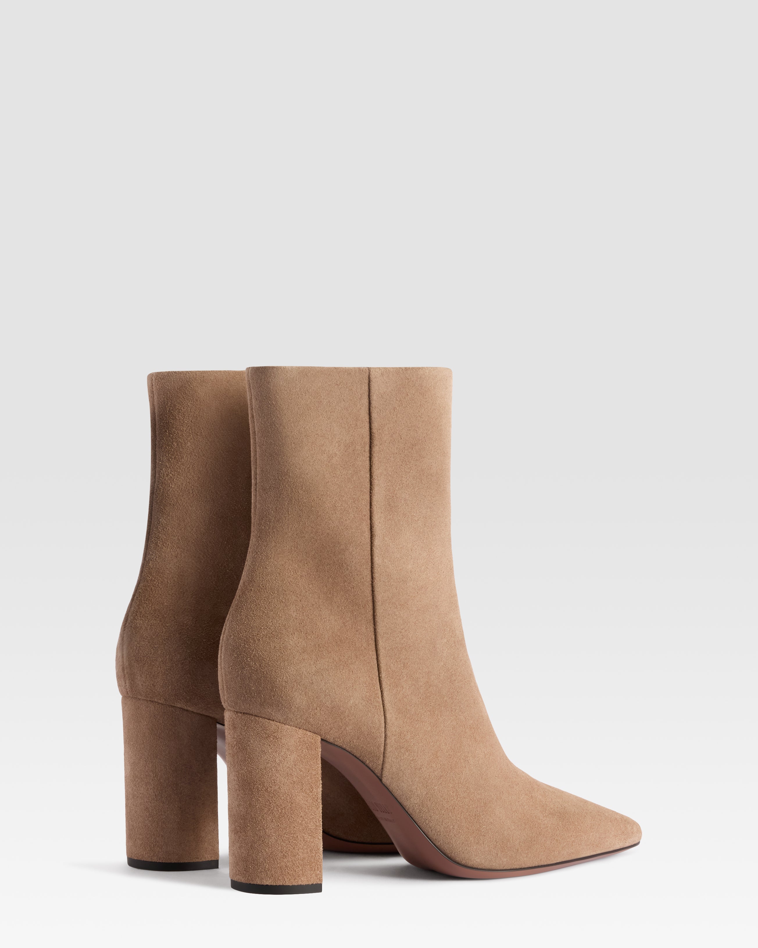 VELOURSLEDER ANKLE BOOT