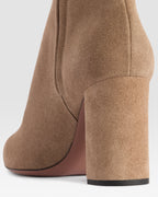 VELOURSLEDER ANKLE BOOT