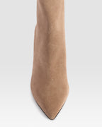 VELOURSLEDER ANKLE BOOT