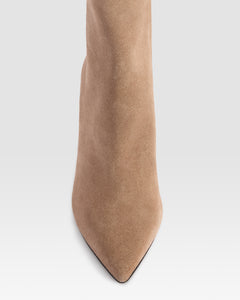 VELOURSLEDER ANKLE BOOT