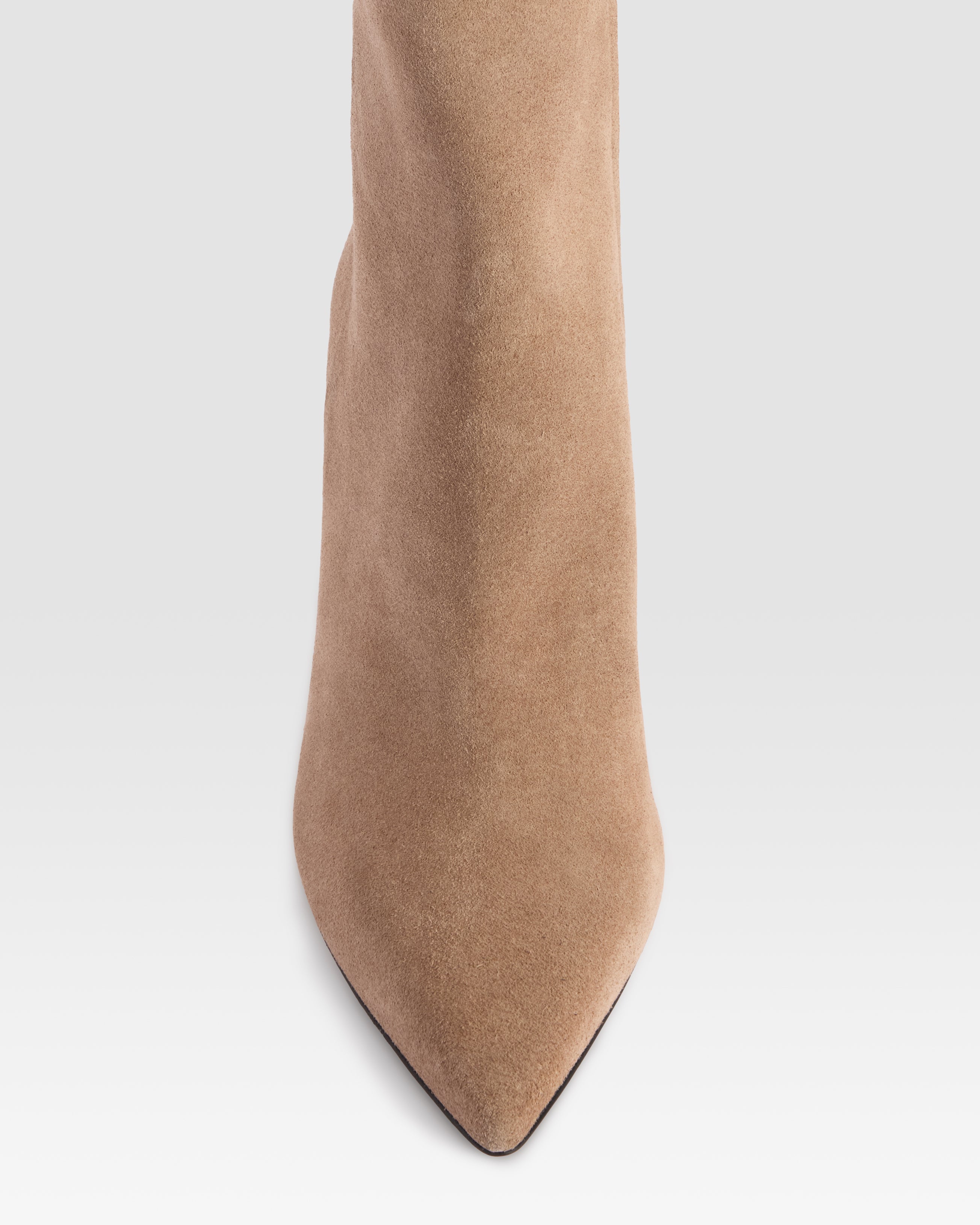 VELOURSLEDER ANKLE BOOT