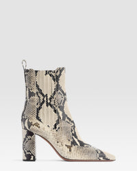 PYTHON-PRINT ANKLE BOOT — NATURALE