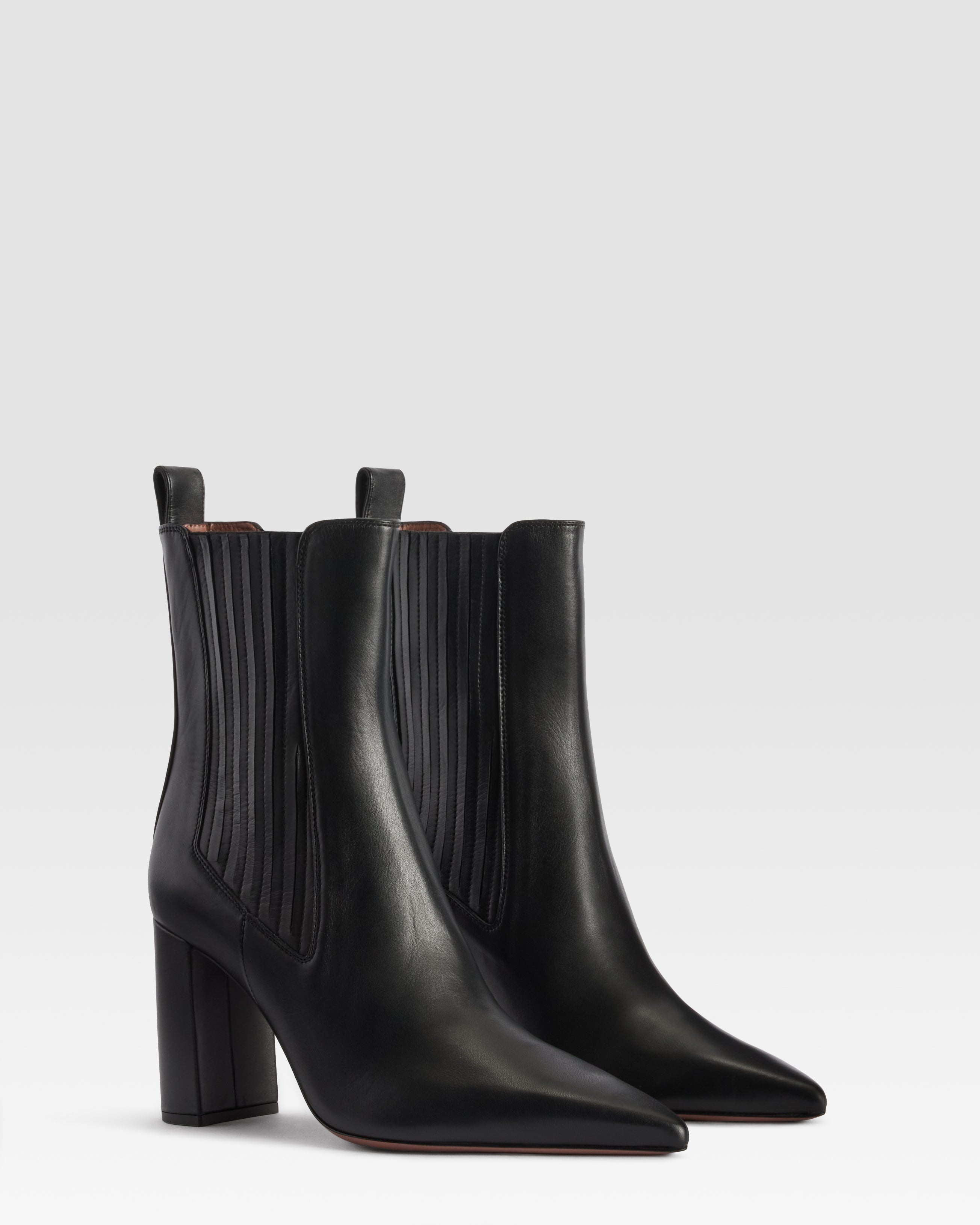 LEDER ANKLE BOOT