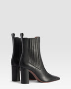 LEDER ANKLE BOOT
