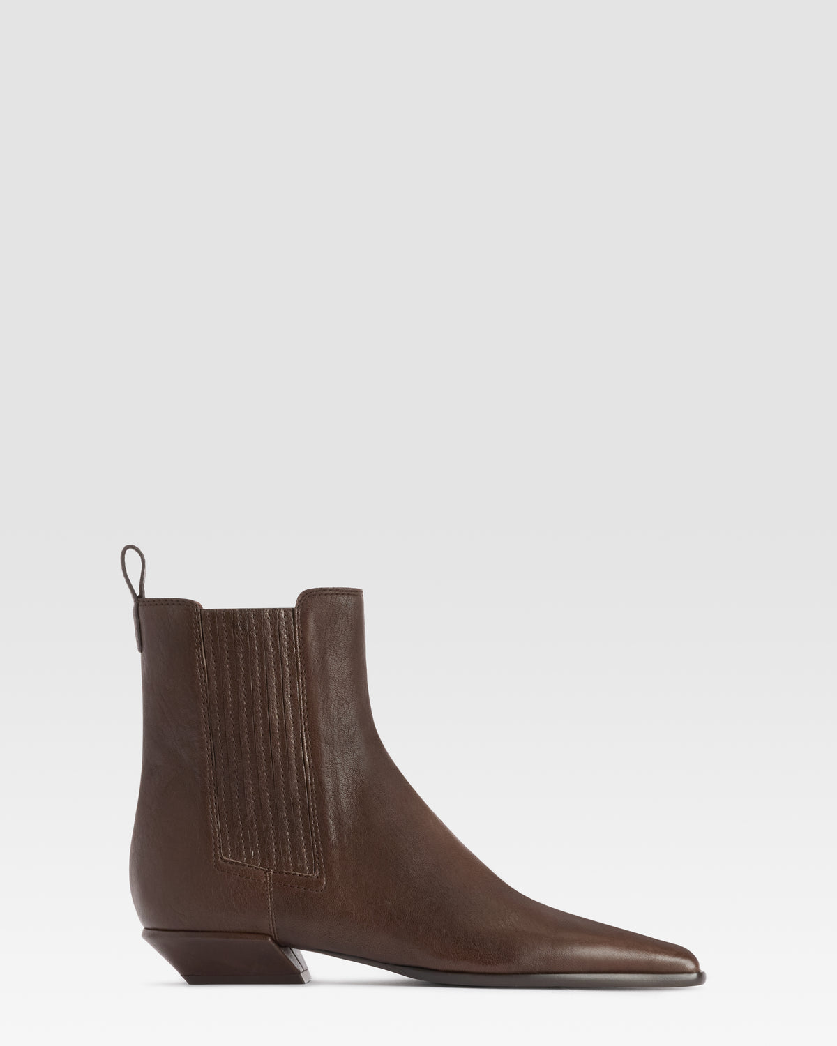 LEDER ANKLE BOOT