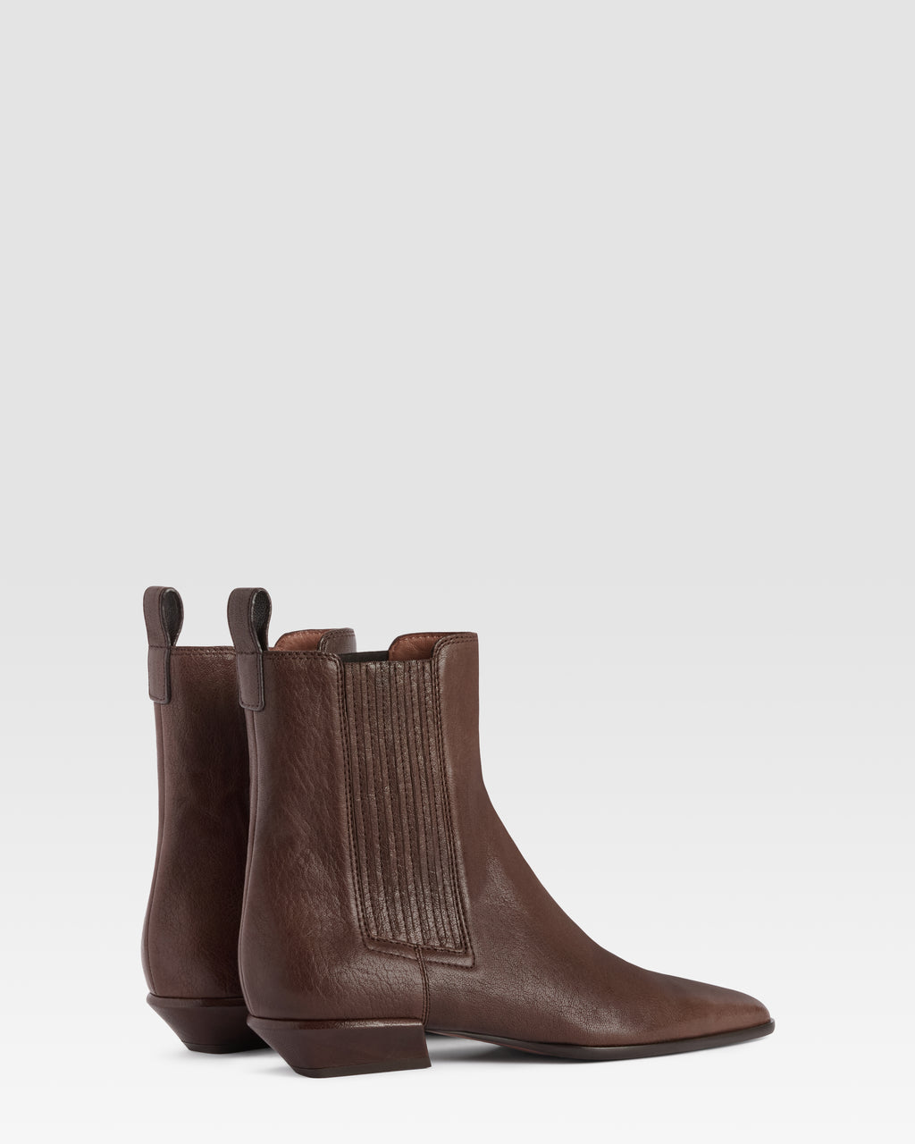 LEDER ANKLE BOOT
