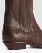 LEDER ANKLE BOOT