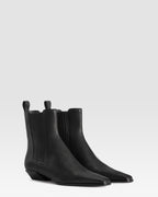 LEDER ANKLE BOOT