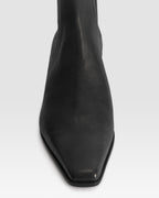 LEDER ANKLE BOOT