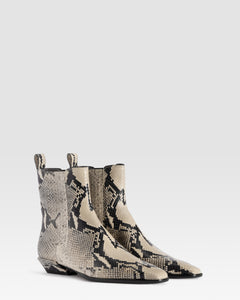 PYTHON-PRINT ANKLE BOOT