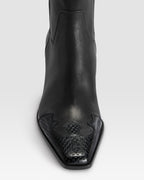 LEDER ANKLE BOOT