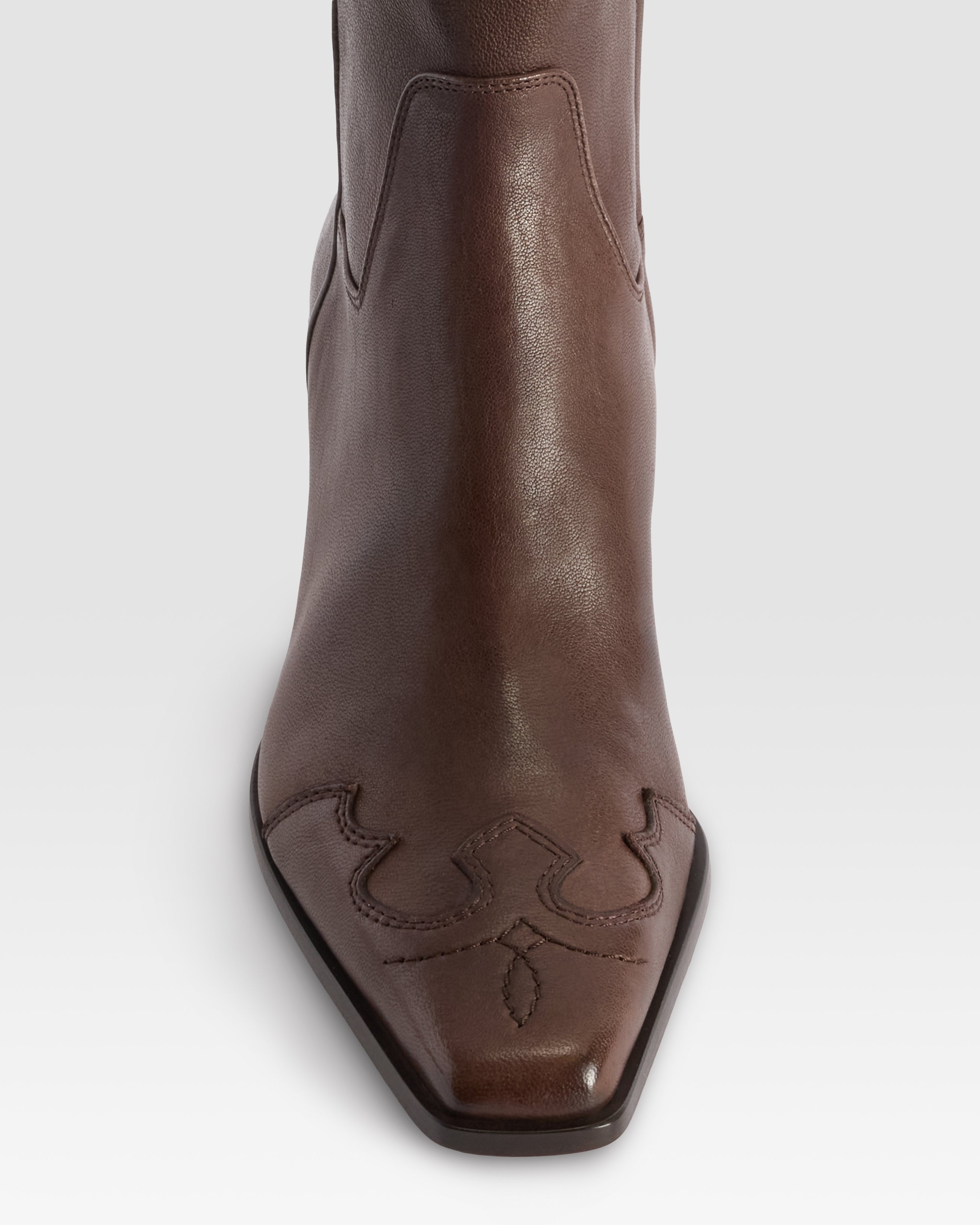 LEDER ANKLE BOOT