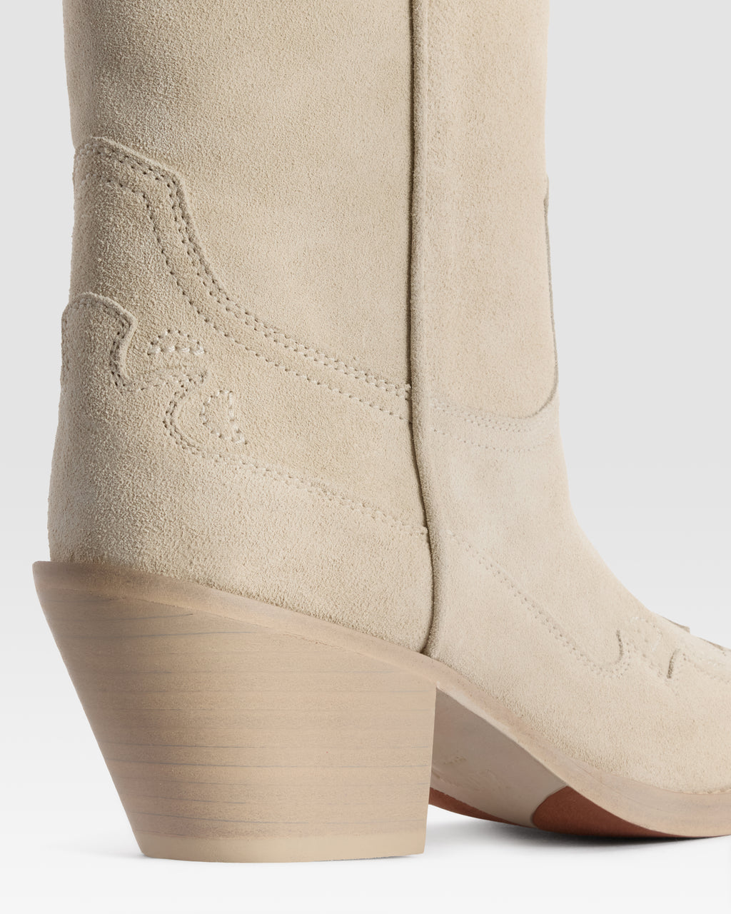 VELOURSLEDER WESTERN STIEFEL